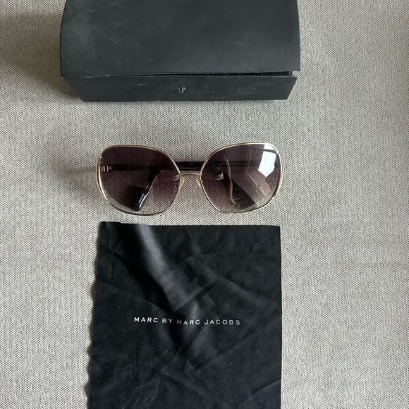 Marc By Marc Jacobs Accessories - Marc by Marc Jacobs Women's Gold Frame with Brown Gradient Lenses Sunglasses